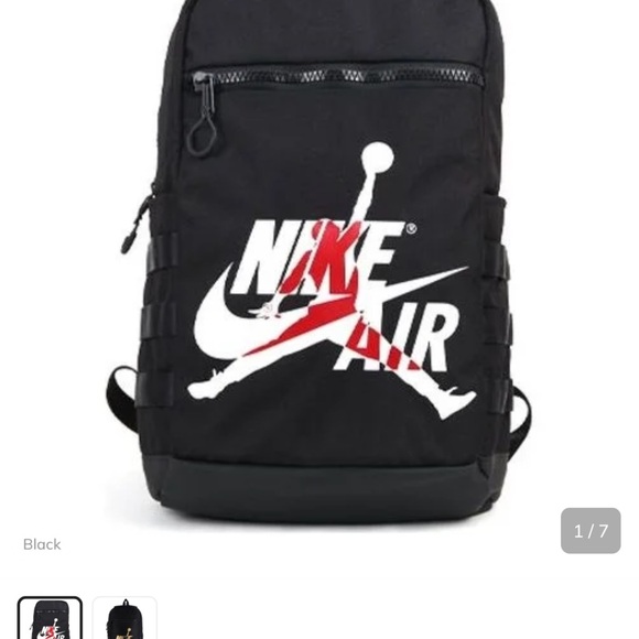 Nike Air Jordan Jumpman Logo Classic School Backpack Black  NEW! Air Jordan Jumpman Air Logo Backpack \'Black